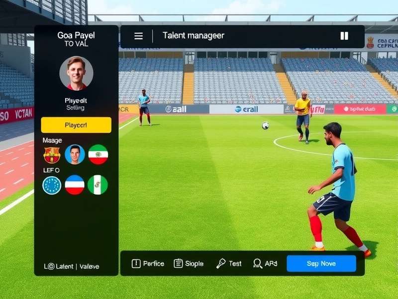 Goa Football Talent Pool talent management interface